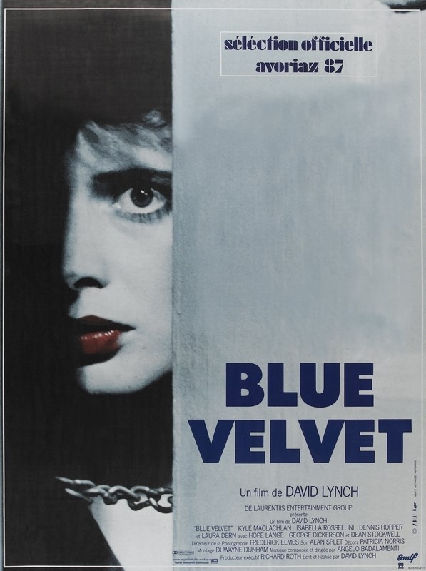 

Постер к фильму "Синий бархат" (Blue velvet) A4