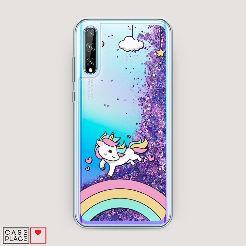 

Чехол Awog на Huawei Y8p/P Smart S "Единорог на радуге", Разноцветный, 6103492-1