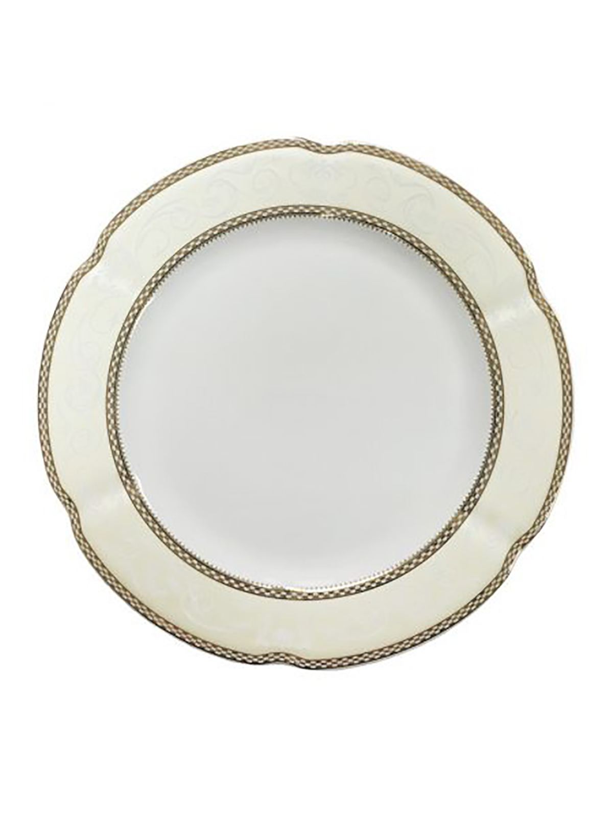 

Тарелка обеденная Cmielow Bolero фарфоровая 27 см 73498