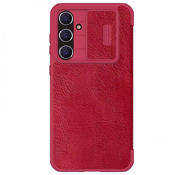 

Чехол-книжка Nillkin Qin PRO для Samsung Galaxy S23 FE из Premium экокожи, красный, Qin PRO