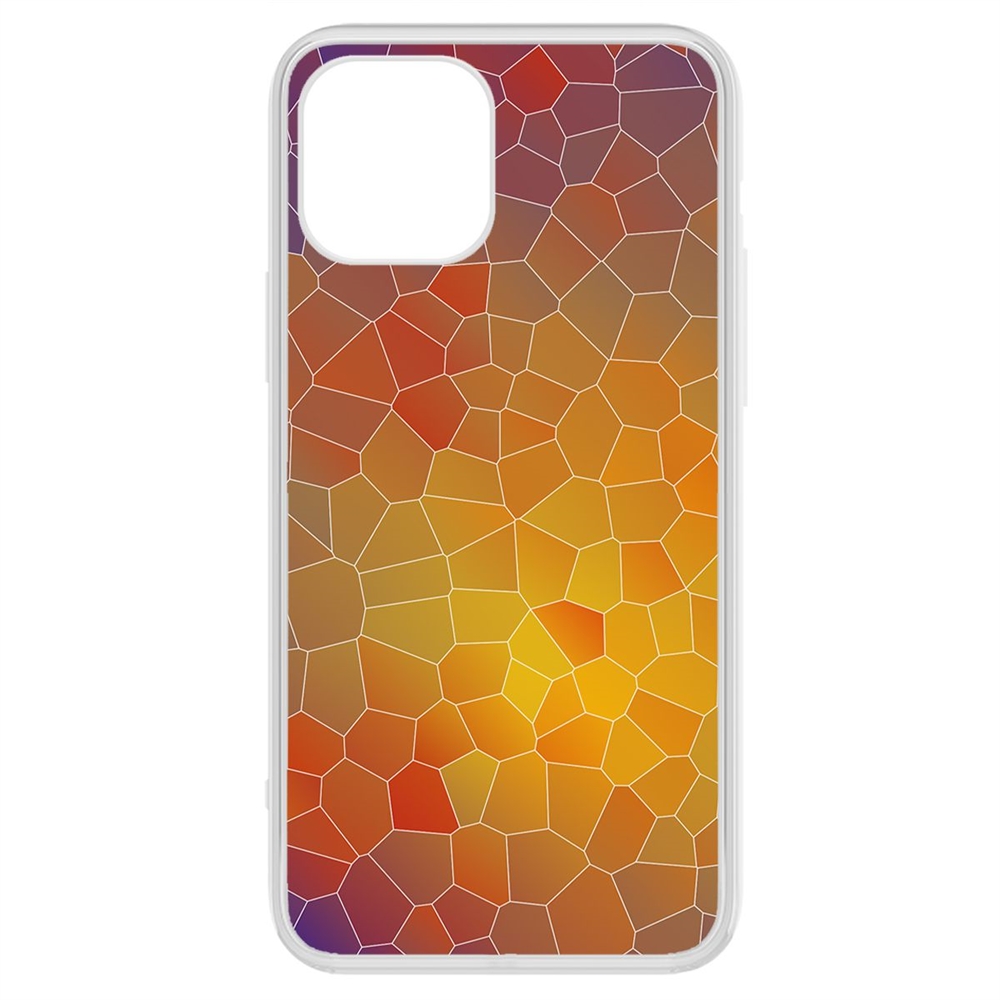 

Чехол-накладка Krutoff Clear Case Витраж 1 для iPhone 12 Pro Max, Прозрачный