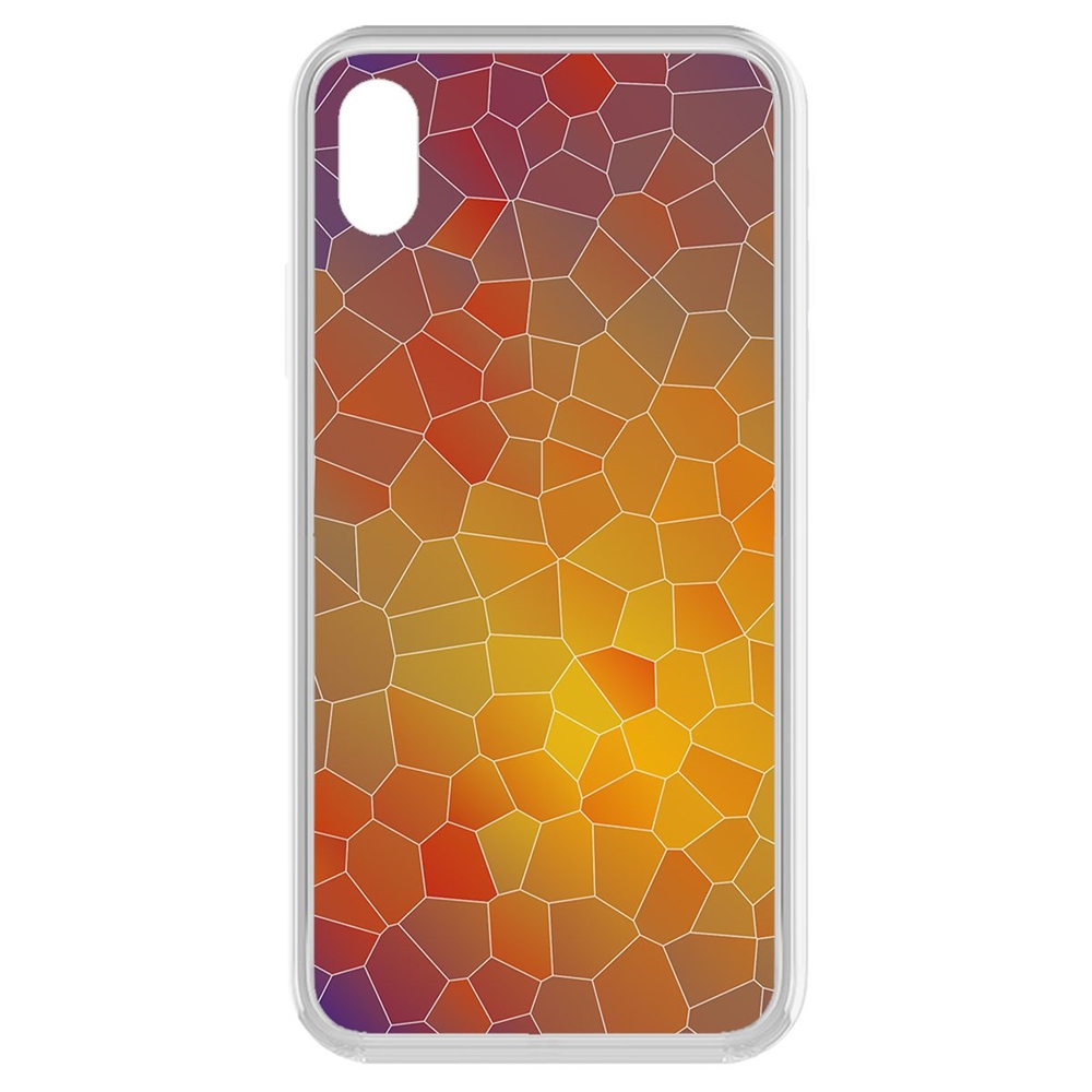 

Чехол-накладка Krutoff Clear Case Витраж 1 для iPhone XR, Прозрачный