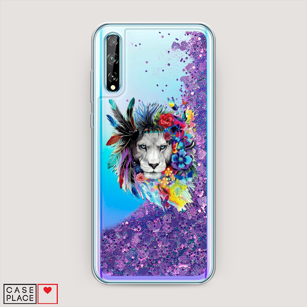 

Чехол Awog на Huawei Y8p/P Smart S "Гавайский лев", Разноцветный, 6103492-1