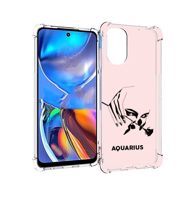 

Чехол MyPads знак зодиака водолеи 3 для Motorola Moto E32, Прозрачный, Tocco