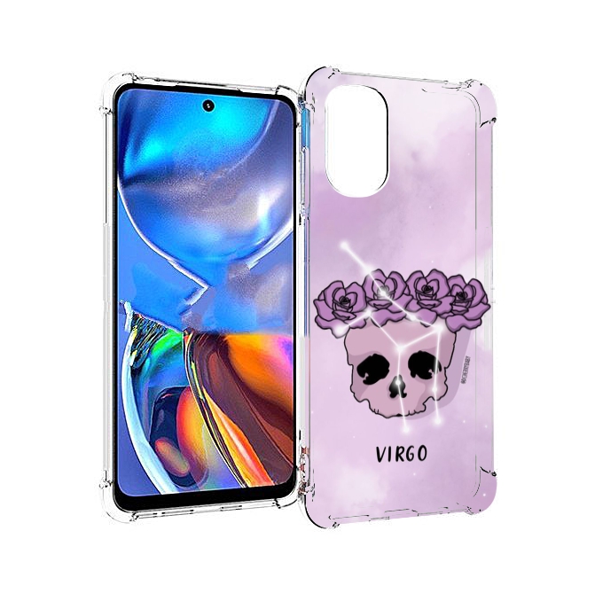 

Чехол MyPads знак зодиака дева 2 для Motorola Moto E32, Прозрачный, Tocco