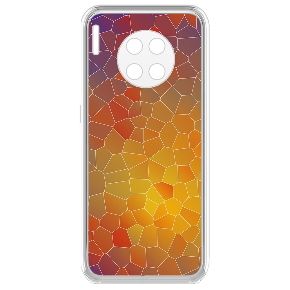 

Чехол-накладка Krutoff Clear Case Витраж 1 для Huawei Mate 30, Прозрачный