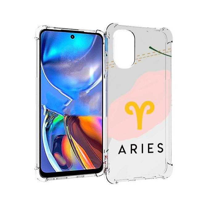

Чехол MyPads знак зодиака овен 7 для Motorola Moto E32, Прозрачный, Tocco