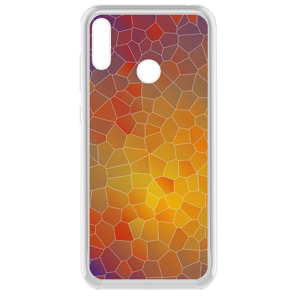 Чехол-накладка Krutoff Clear Case Витраж 1 для Huawei Y7 (2019)