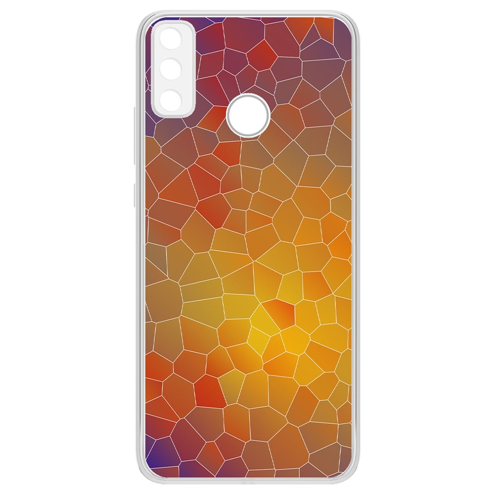 

Чехол-накладка Krutoff Clear Case Витраж 1 для Huawei Y8s, Прозрачный