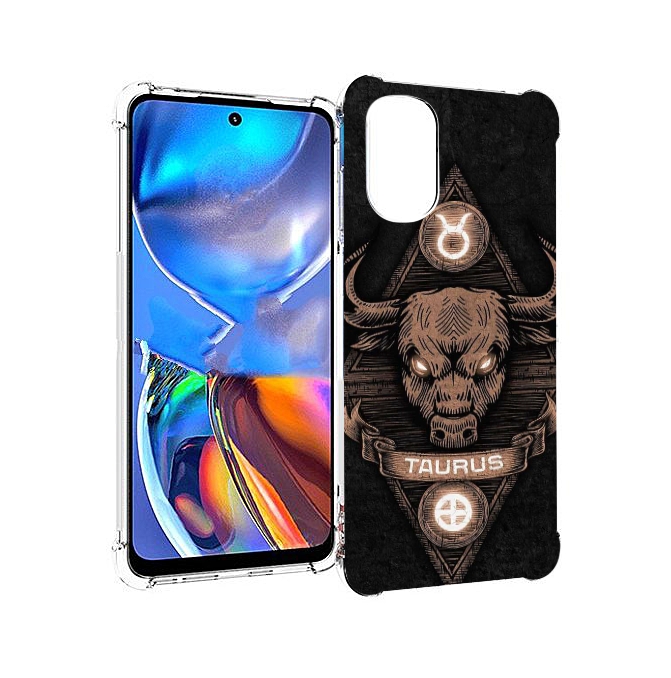 

Чехол MyPads знак зодиака телец 2 для Motorola Moto E32, Прозрачный, Tocco