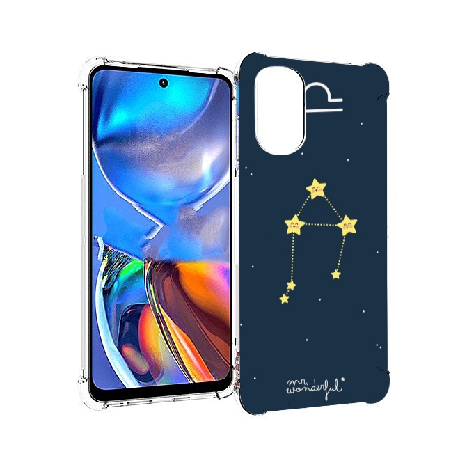 

Чехол MyPads знак-зодиака-весы-1 для Motorola Moto E32, Прозрачный, Tocco