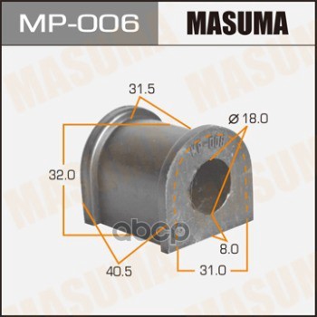 

Втулка Стабилизатора (Упаковка 2 Шт, Цена За 1 Шт) Masuma MP-006