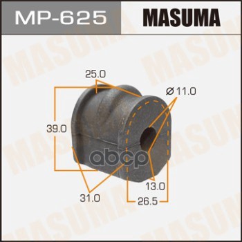 

Втулка Стабилизатора (Упаковка 2 Шт, Цена За 1 Шт) Masuma MP-625