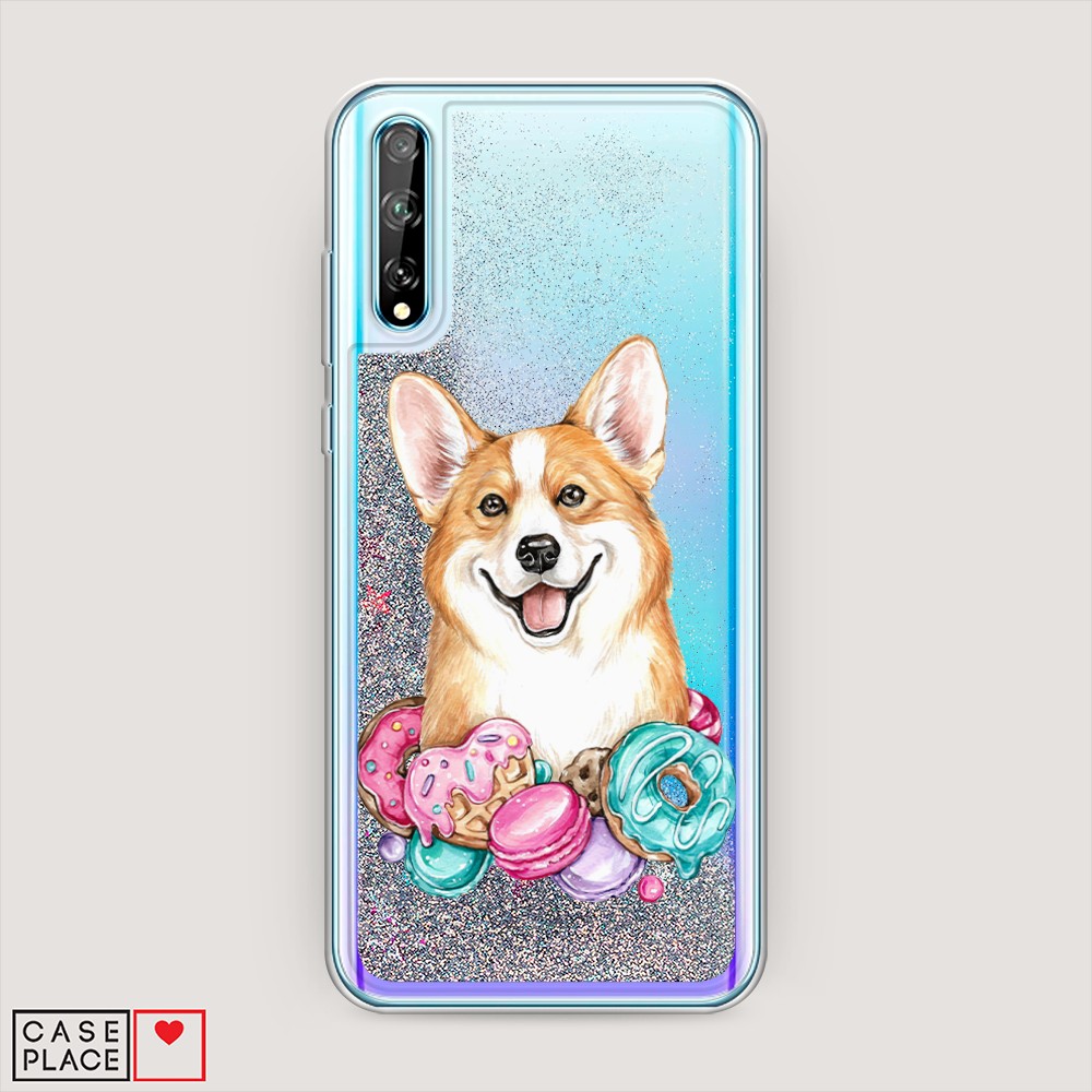 

Чехол Awog на Huawei Y8p/P Smart S "Корги и сладости", Разноцветный, 6103491-1