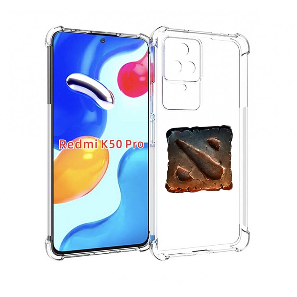 

Чехол MyPads dota 2 логотип 2 для Xiaomi Redmi K50/K50 Pro, Прозрачный, Tocco