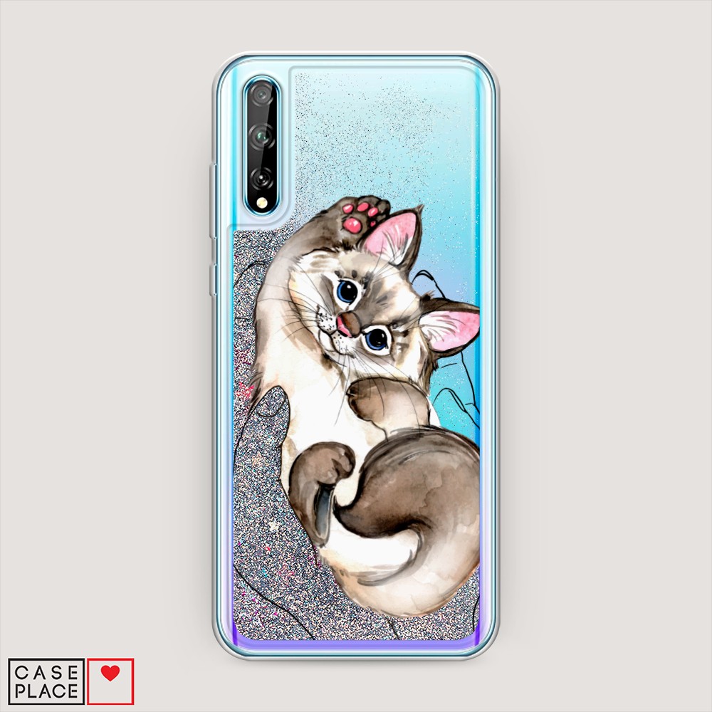 

Чехол Awog на Huawei Y8p/P Smart S "Котенок в ладошках", Разноцветный, 6103491-1