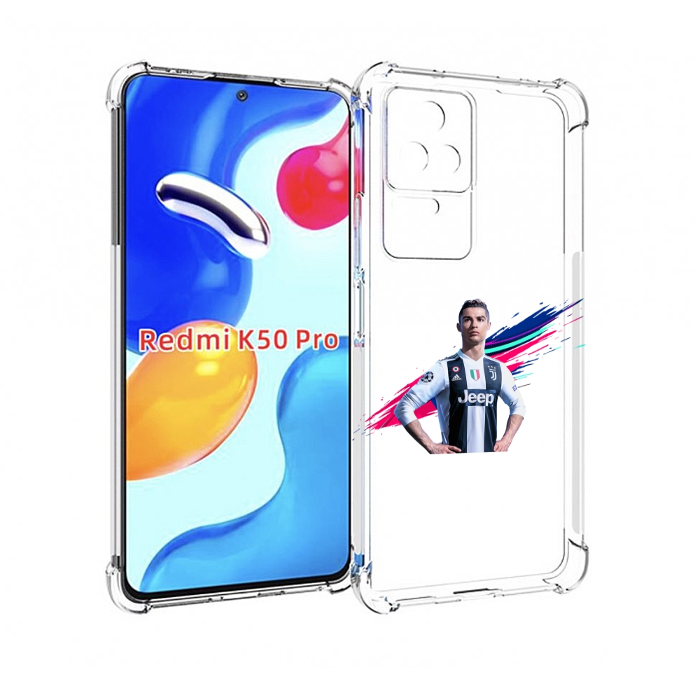 Чехол MyPads fifa-Криштиану-Роналду мужской для Xiaomi Redmi K50/K50 Pro