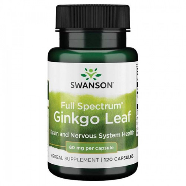 Swanson Ginkgo Biloba Extract STD 60 мг 30 капс