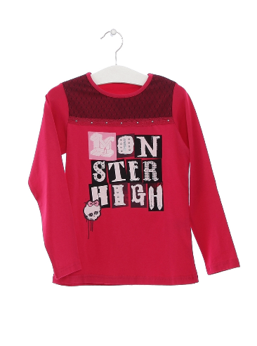 

Monster High Джемпер с кружевной отделкой, Красный, MHA-293