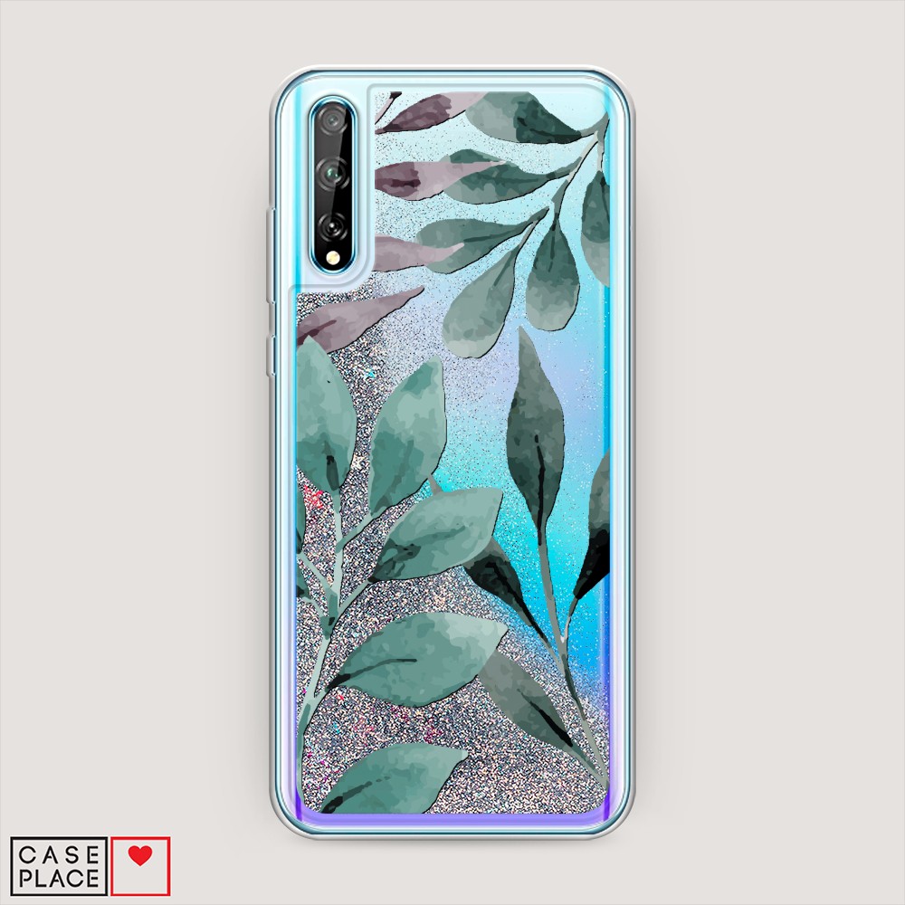

Чехол Awog на Huawei Y8p/P Smart S "Листы цветов", Разноцветный, 6103491-1