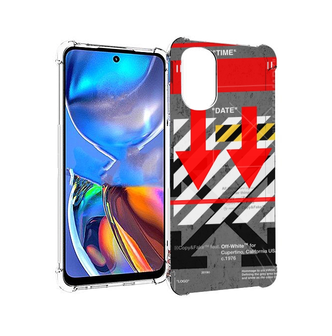 

Чехол MyPads знаки-логотипы для Motorola Moto E32, Прозрачный, Tocco