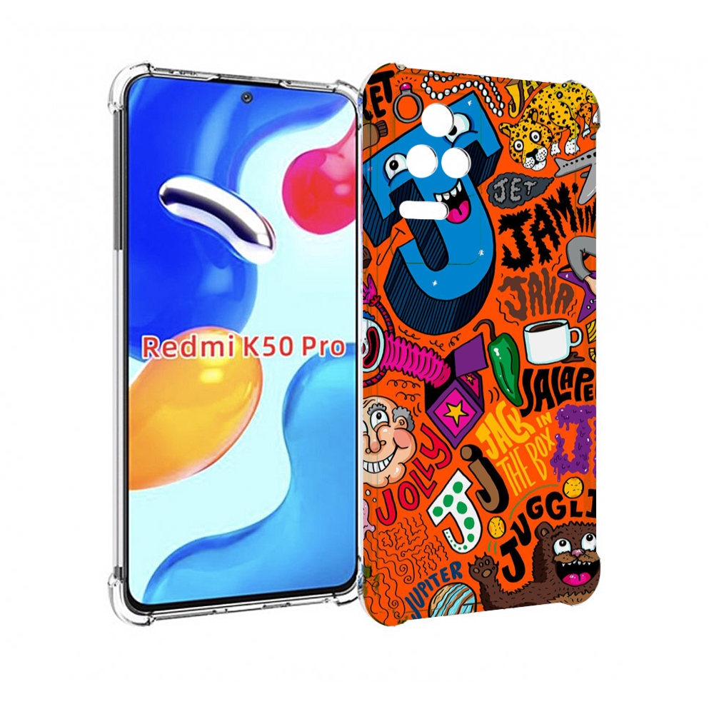 

Чехол MyPads funky-decor для Xiaomi Redmi K50/K50 Pro, Прозрачный, Tocco