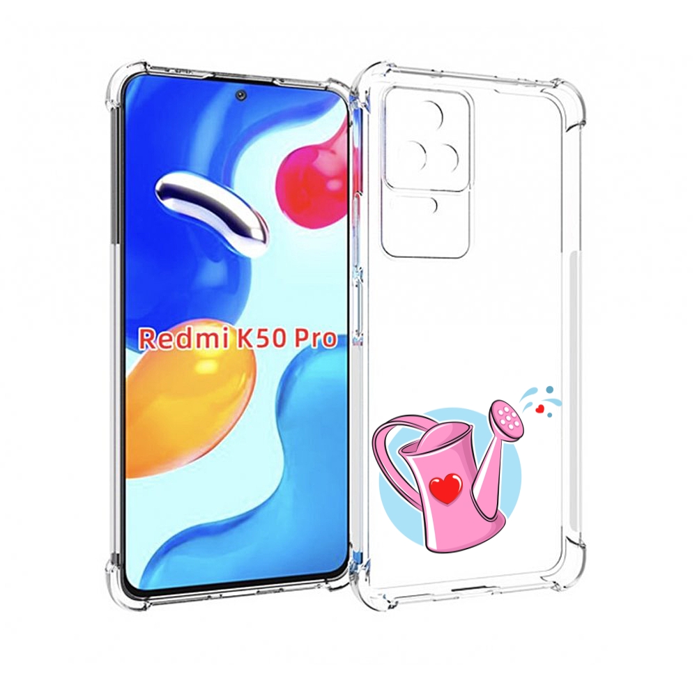 

Чехол MyPads Лейка любви 14 февраля для Xiaomi Redmi K50/K50 Pro, Прозрачный, Tocco