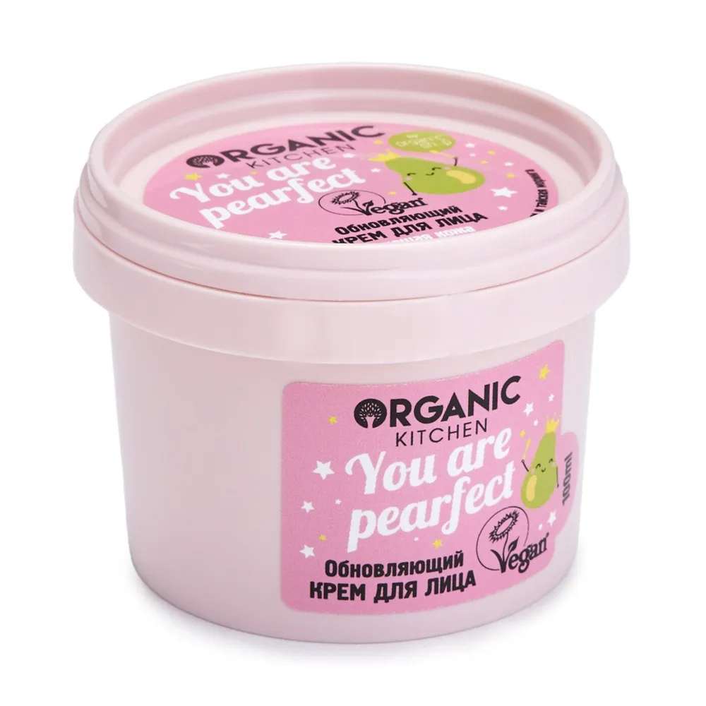 

Крем для лица Organic Shop You are pearfect, обновляющий, 100 мл