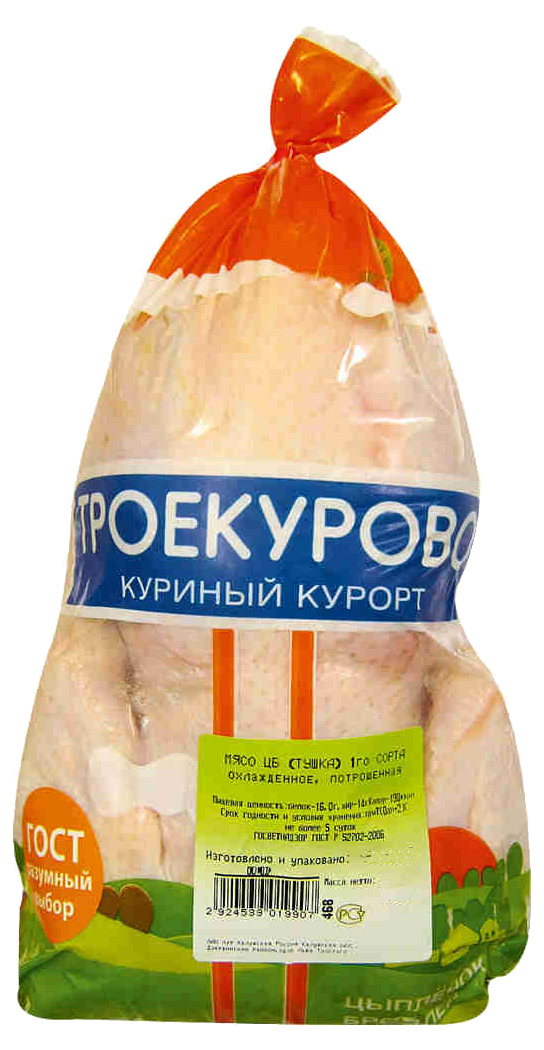 

Тушка цыпленка-бройлера Троекурово 1 категория охлажденная