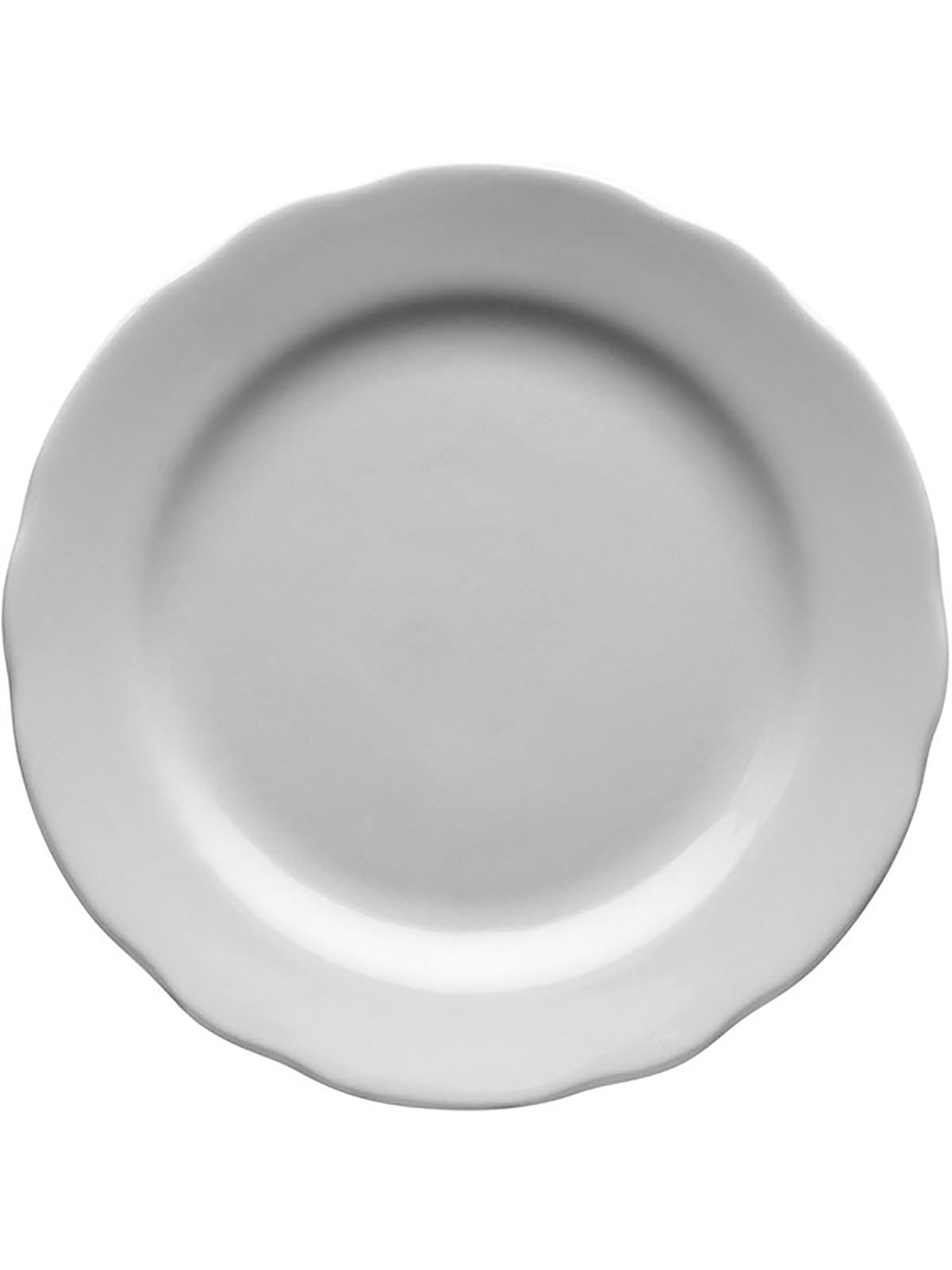 Тарелка мелкая Дулево фарфор 17,5 см белый