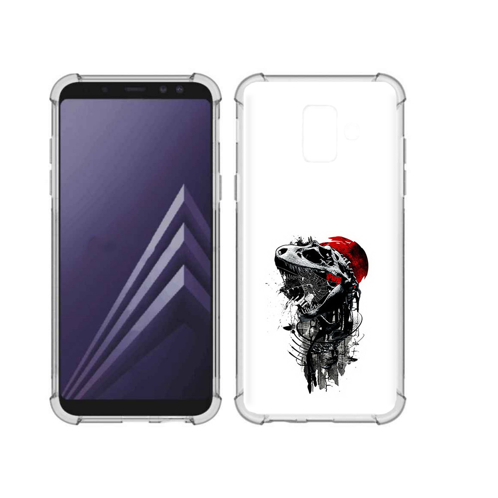 

Чехол MyPads Tocco для Samsung Galaxy A6 (2018) вымерший динозавр (PT111558.582.284), Прозрачный, Tocco