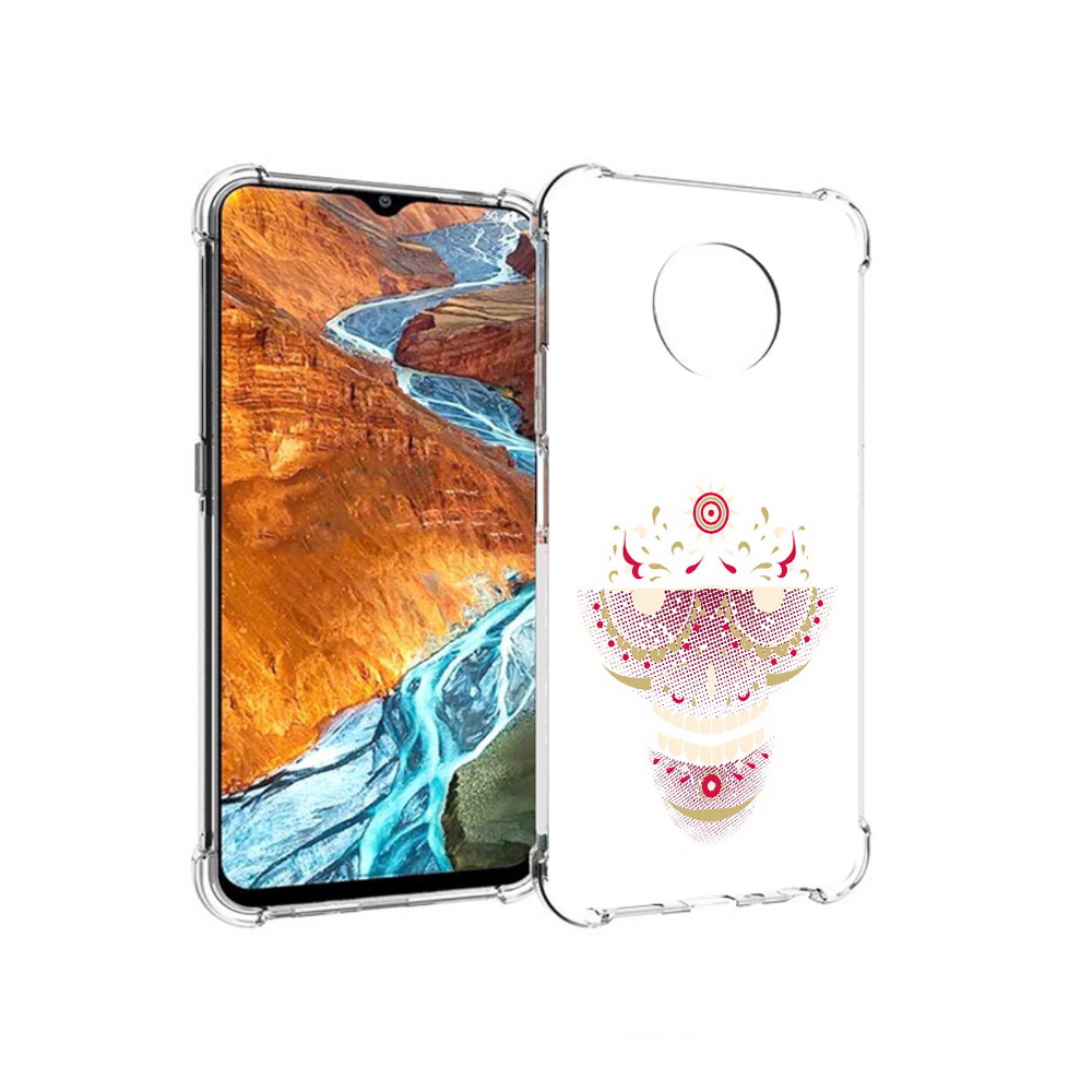 Чехол MyPads Tocco для Nokia G300 карнавальный скелет абстракция (PT224563.108.386)