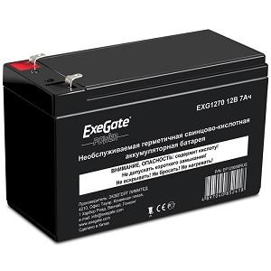 ExeGate Аккумуляторная батарея ExeGate DTM 1207/EXG 1270 (12V/7Ah, клеммы F2) EP129858RUS
