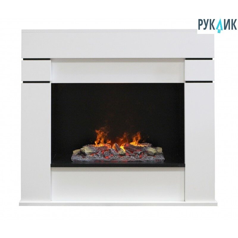 

Электрокамин Real Flame Alta WT с очагом 3D Cassette 500