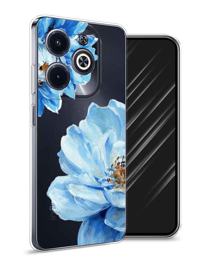 

Чехол Awog на Infinix Hot 40i "Голубые клематисы", Голубой, 3105450-1