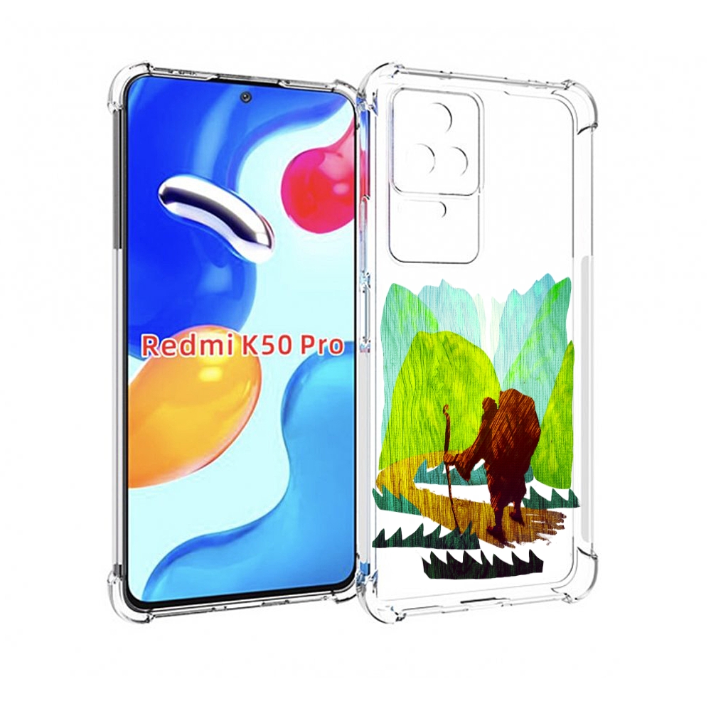 

Чехол MyPads Лесная тропа для Xiaomi Redmi K50/K50 Pro, Прозрачный, Tocco