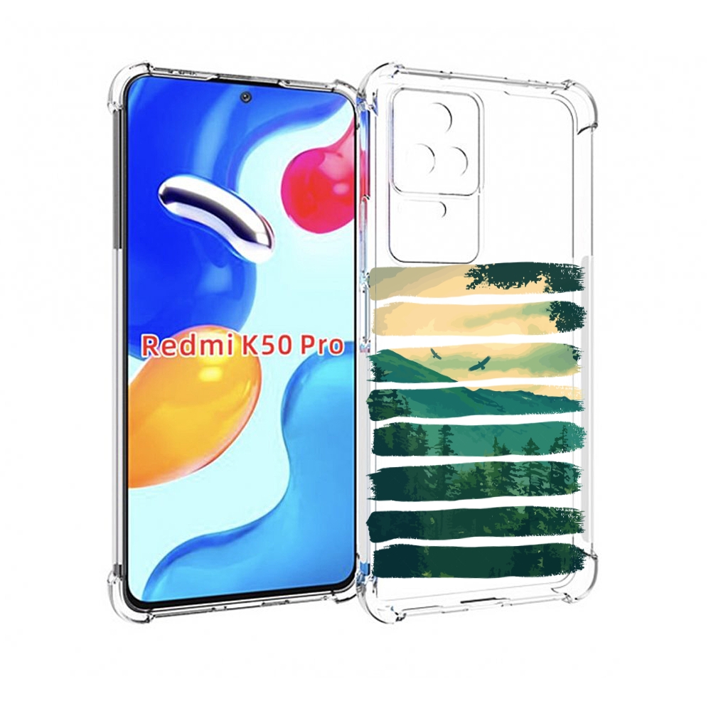 

Чехол MyPads Лесная чаща для Xiaomi Redmi K50/K50 Pro, Прозрачный, Tocco