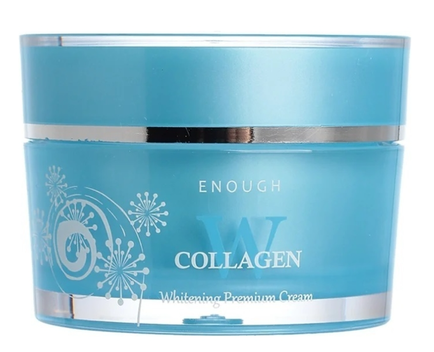 Крем для лица Enough W Collagen Whitening Premium Cream с коллагеном, 50 г
