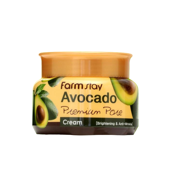 Лифтинг-крем для лица FarmStay Avocado Premium Pore Cream с авокадо, 100 г многофункциональное ампульное средство с черным жемчугом farmstay