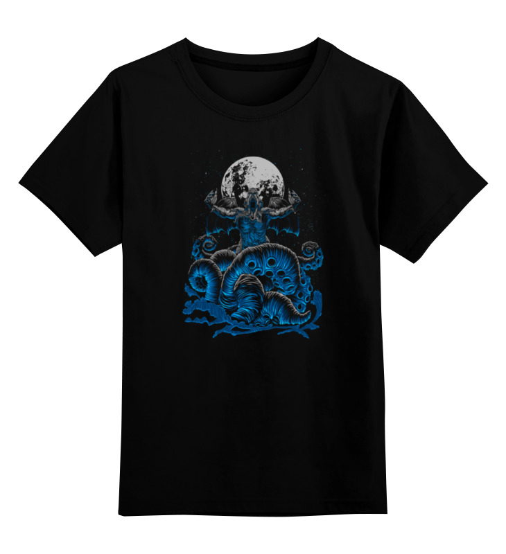 

Детская футболка классическая Printio Зов ктулху, р. 116, Черный, 0000000694597