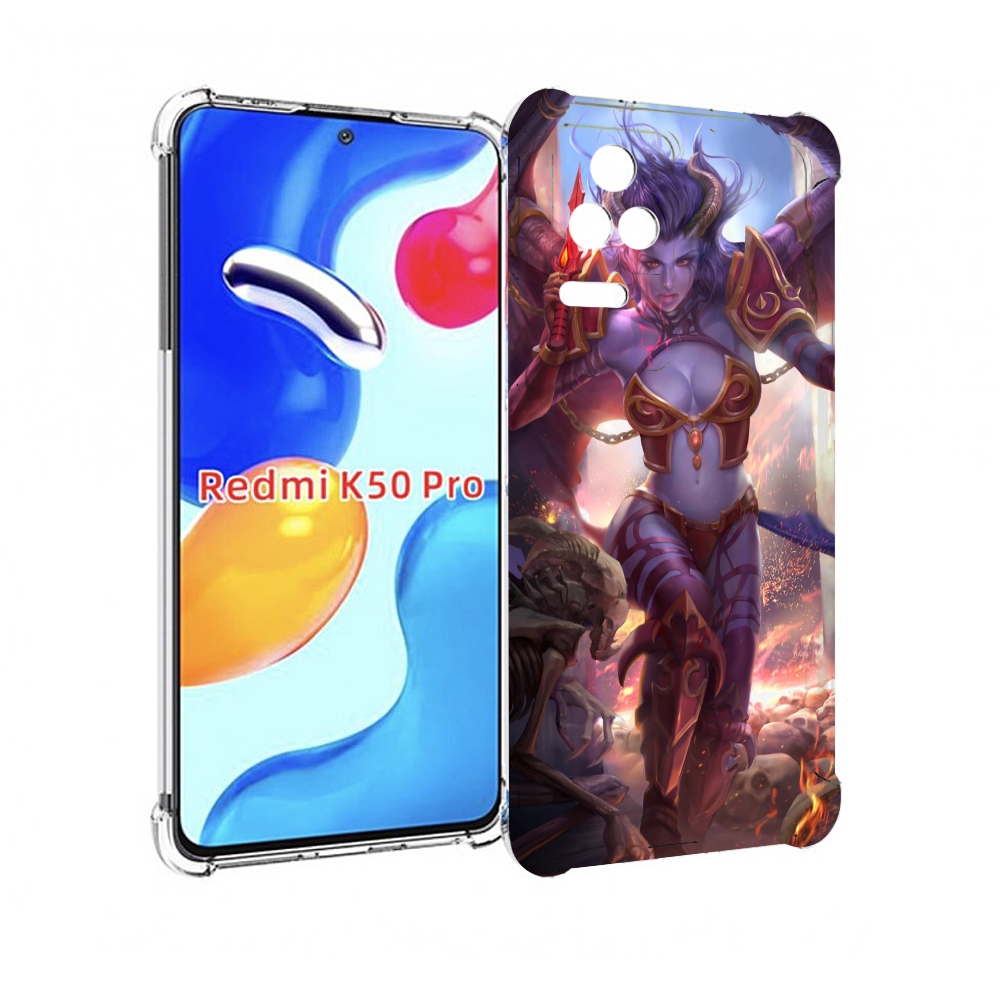 

Чехол MyPads queen of pain dota 2 для Xiaomi Redmi K50/K50 Pro, Прозрачный, Tocco