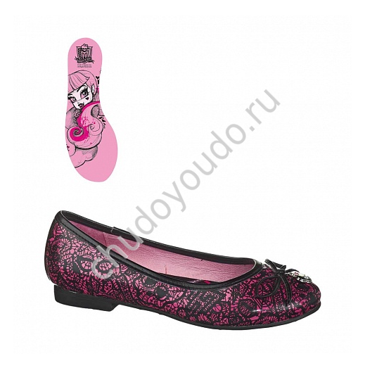 

Туфли Monster High 4046A, Розовый;черный, 4046A