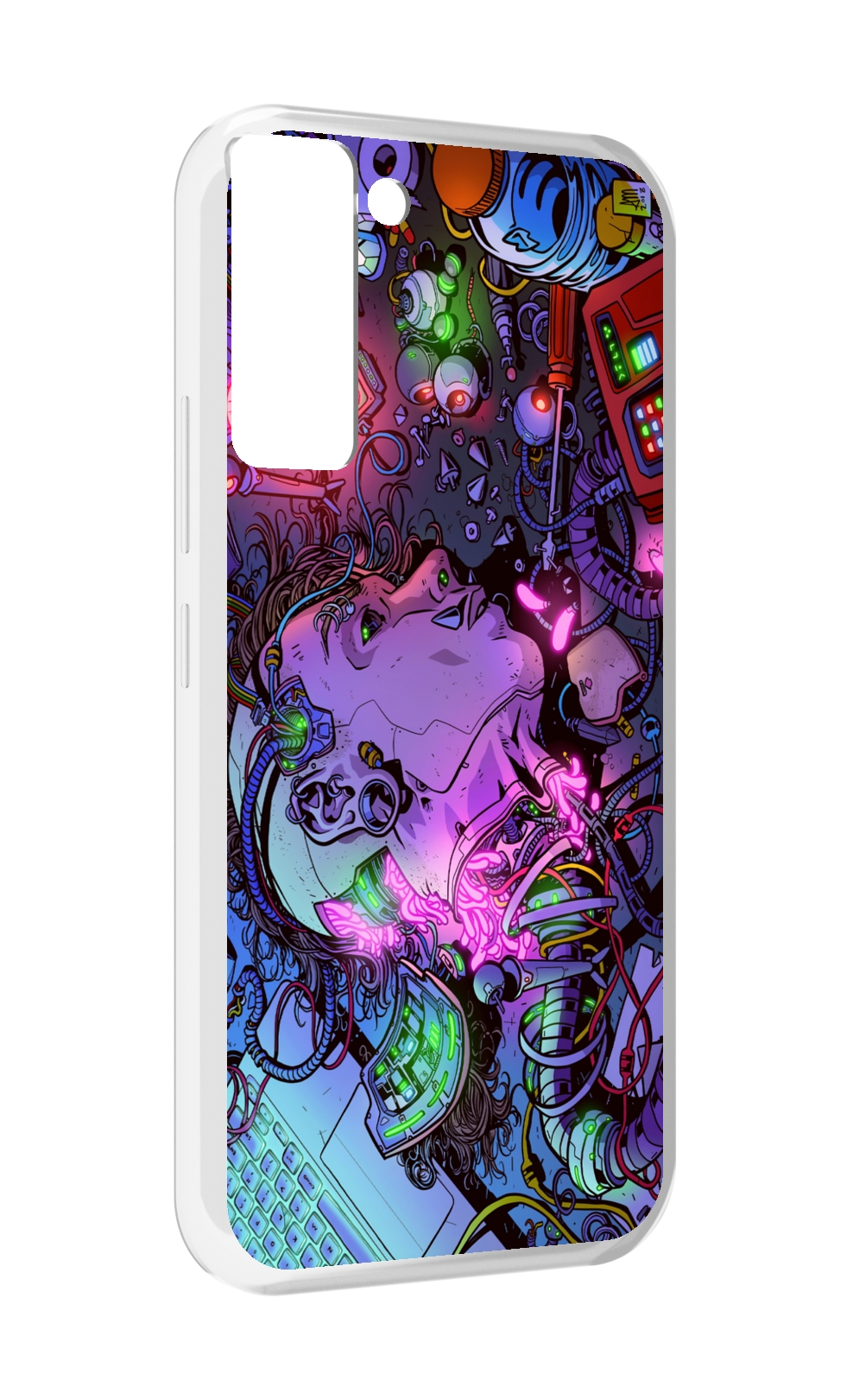 

Чехол MyPads голова робота мультик для Tecno Pop 5 LTE / Pop 5 Pro, Прозрачный, Tocco