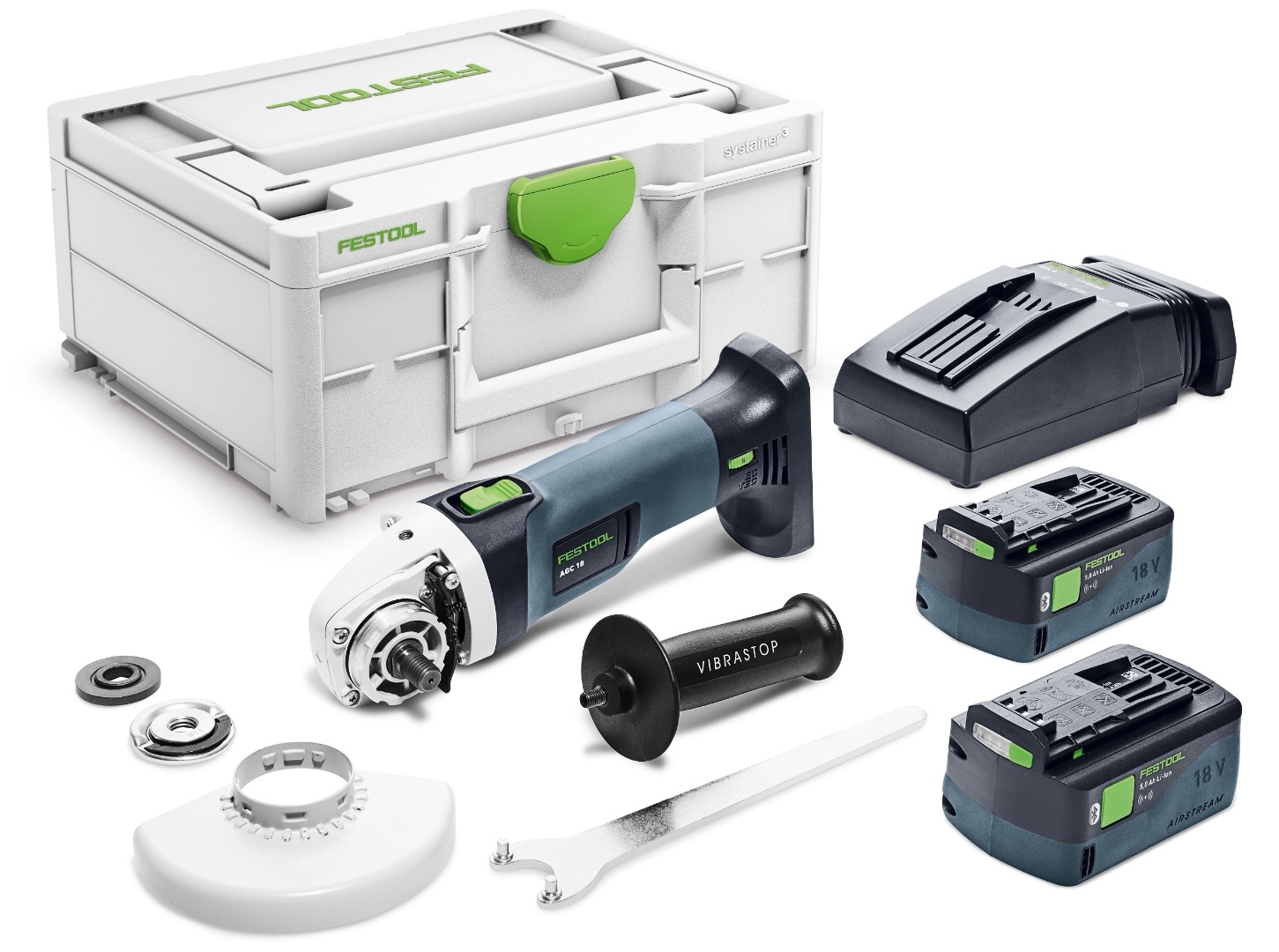 Аккумуляторная углошлифовальная машина Festool AGC 18-125 50 EBI-Plus 577700 12063700₽