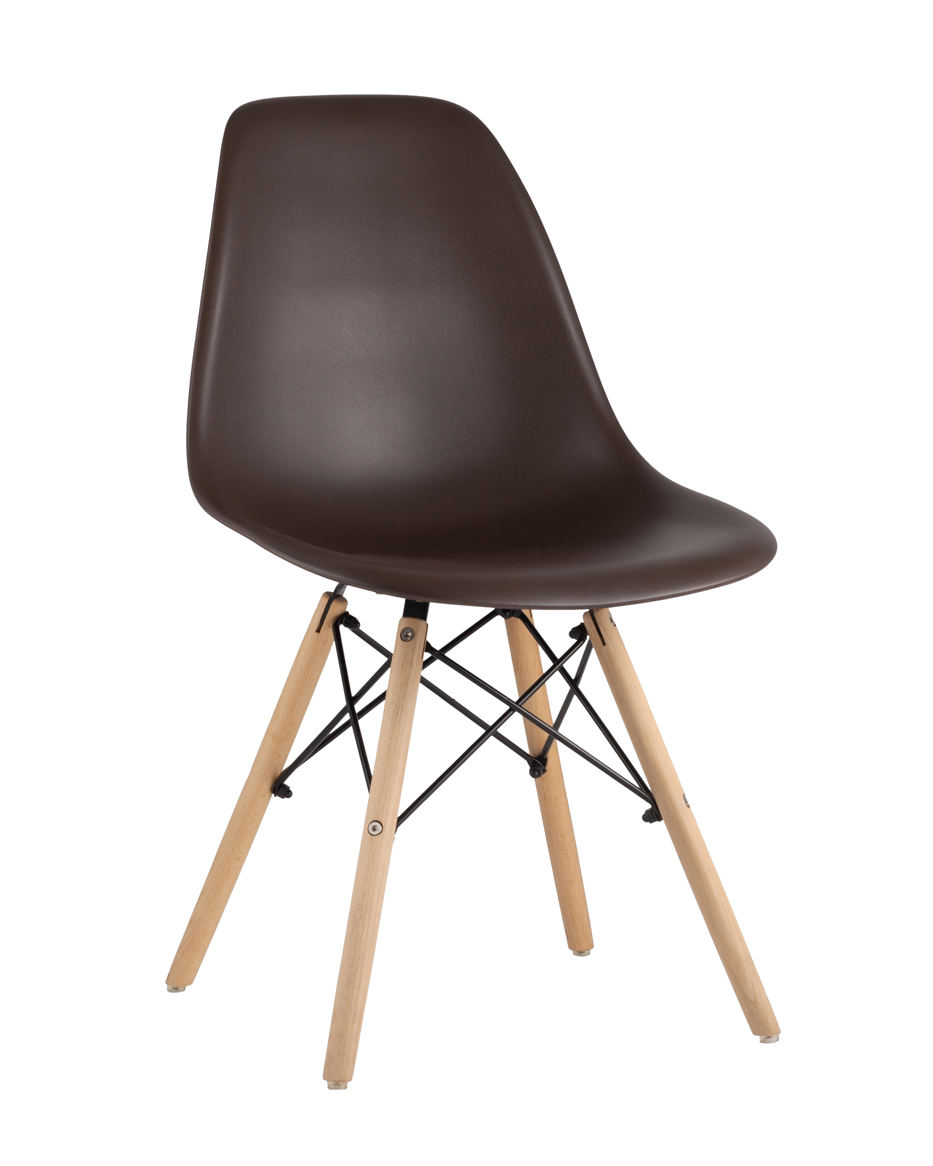 

Комплект стульев 4 шт. Stool Group Eames DSW, коричневый