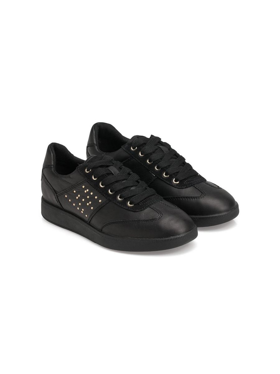 

Кеды женские GEOX 1349967 черные 37 EU, Черный, 001349967