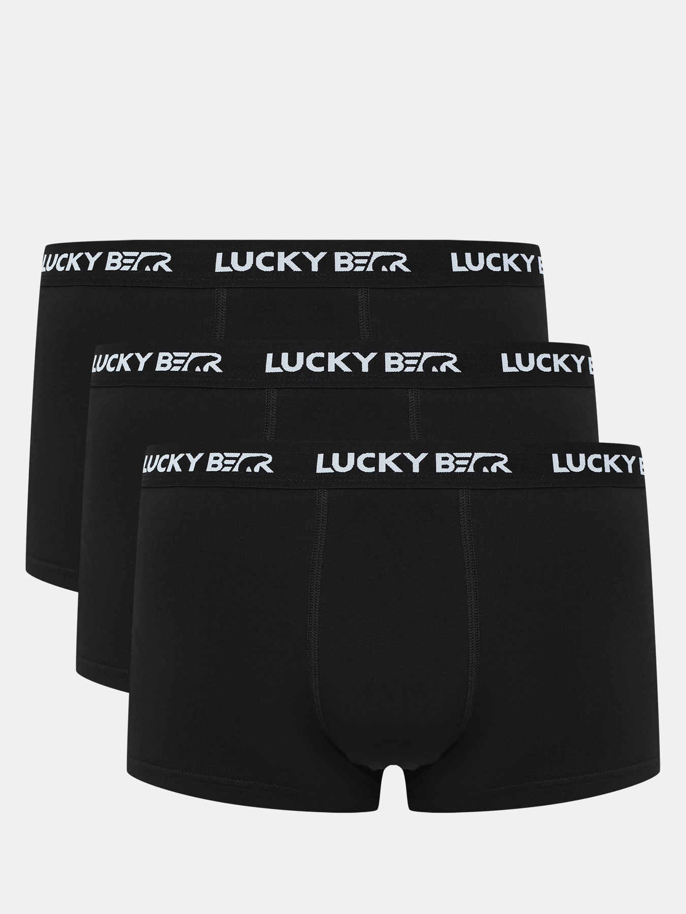Комплект трусов мужских Lucky Bear 450596 черных S