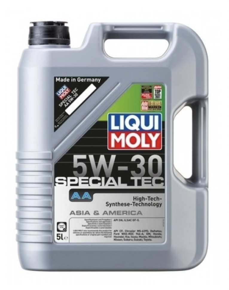 

Моторное масло Liqui Moly Special Tec AA 5W30 7530 5л, 7530 Синтетическое моторное масло Special Tec AA 5W-30 5 Л