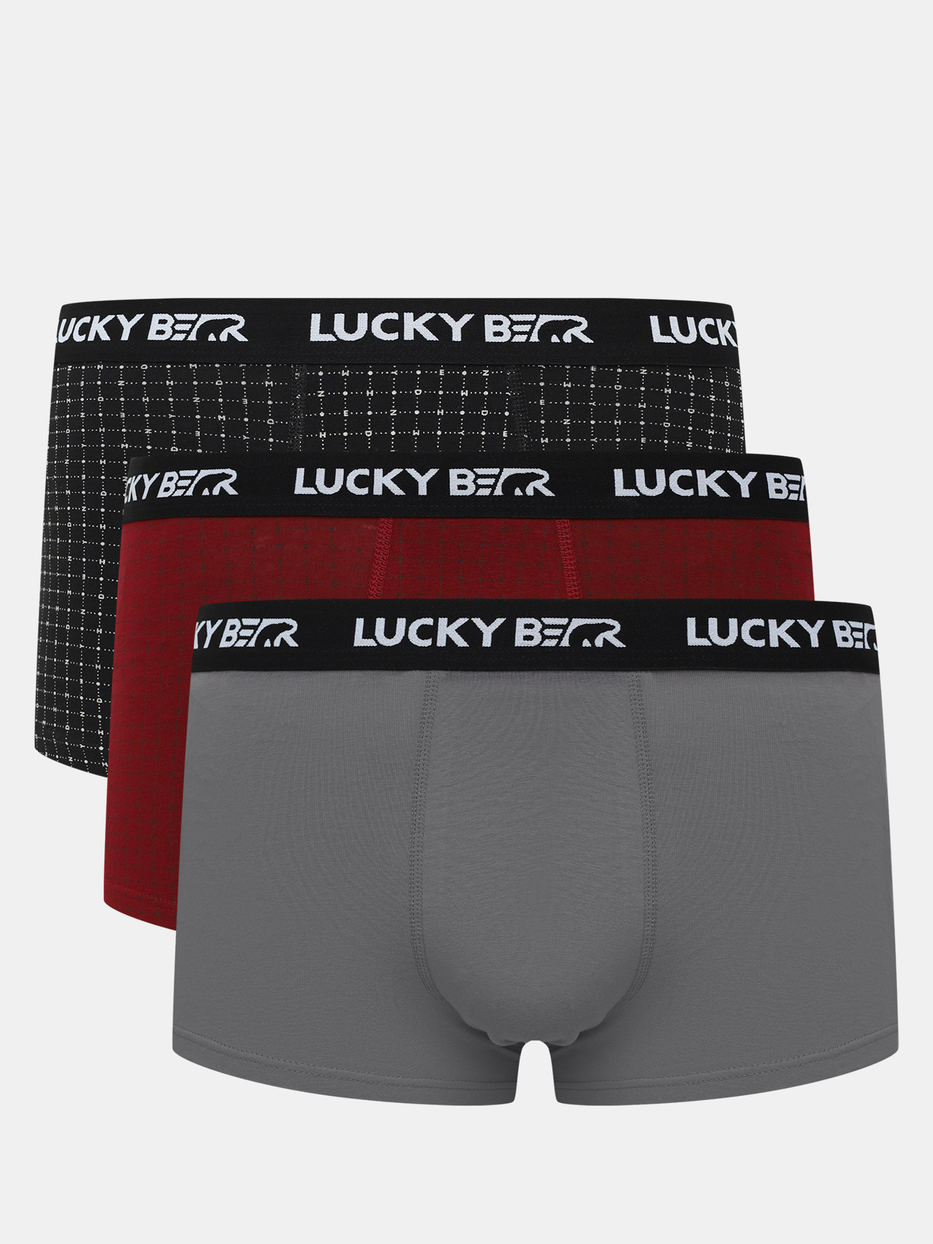 Комплект трусов мужских Lucky Bear 450599 разноцветных S