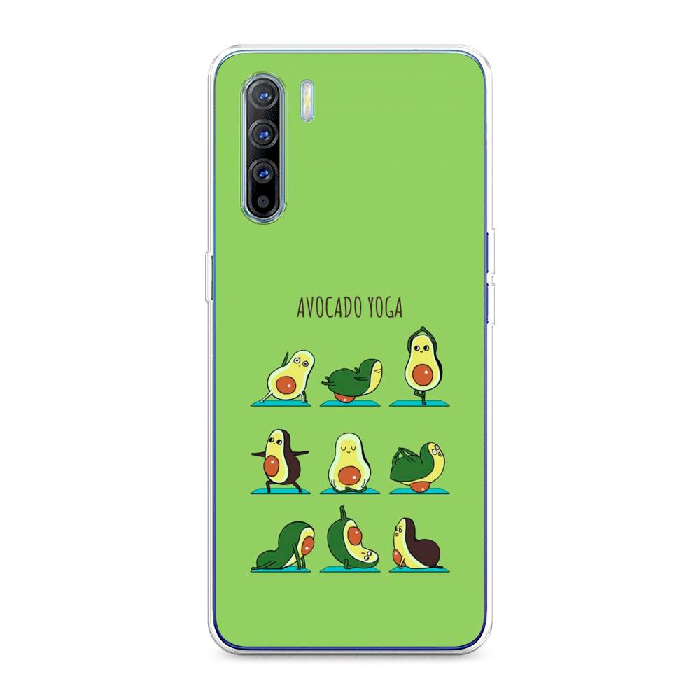 

Чехол Awog на Oppo A91/Reno 3 "Авокадо йога", Разноцветный, 252450-10